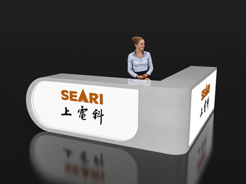 Modern Reception Desk Exhibition Display Booth Reception Desk Reception Desk Bar Counter Table