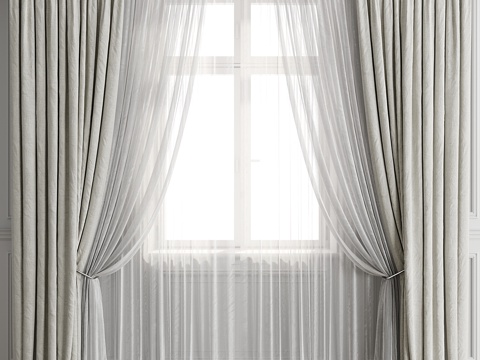 New Chinese Fabric Curtain