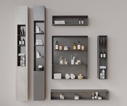 Modern Niches Bath Shelf