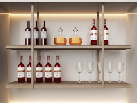 Modern wine rack