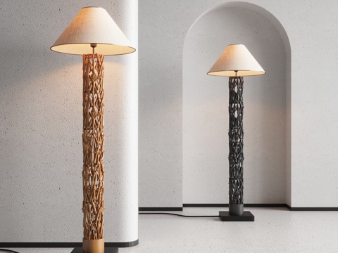 Quiet floor lamp