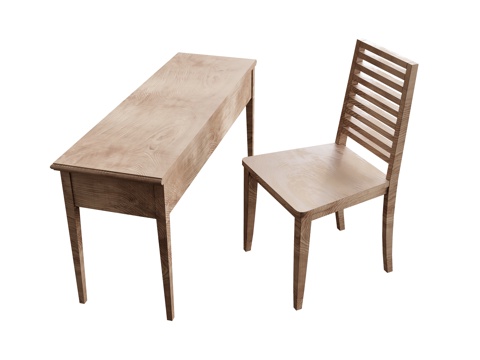 Log Table and Chair Dining Table and Chair Coffee Table and Chair Dining Chair Backrest Chair