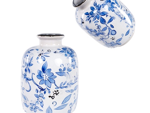 New Chinese-style white ceramic jar