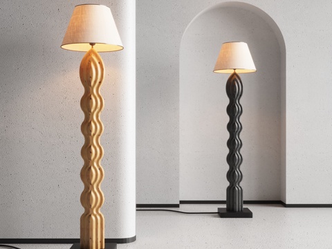 Quiet floor lamp