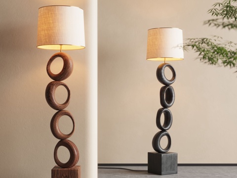 Quiet floor lamp