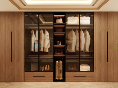 Wardrobe Coat Cabinet Wardrobe Effect Diagram Wardrobe Design Wardrobe Furniture