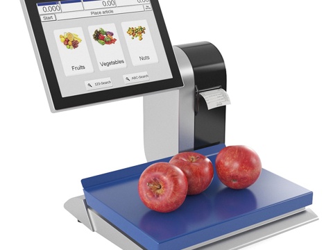 Supermarket self-service scale