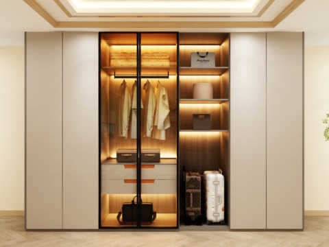 Wardrobe Coat Cabinet Wardrobe Effect Diagram Wardrobe Design Wardrobe Furniture