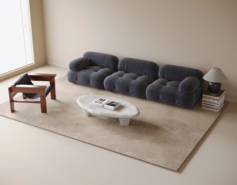 Modern Sofa Coffee Table Combination Coffee Table Lounge Chair