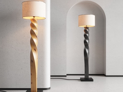 Quiet floor lamp