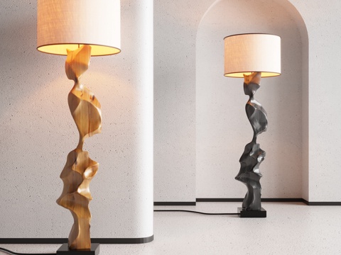 Quiet floor lamp