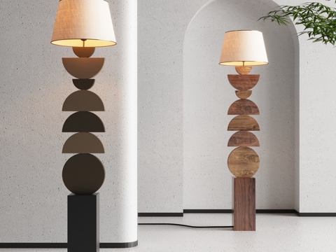 Quiet floor lamp