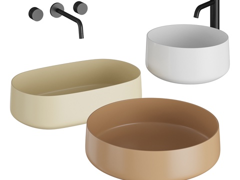 modern Cream Style basin basin basin