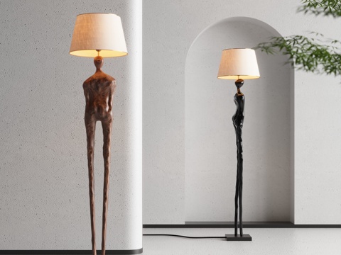 Quiet floor lamp