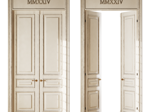 French classic double door