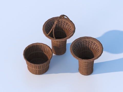 Vegetable Basket Storage Basket Rattan Basket