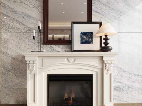 Modern American style fireplace ornaments combination