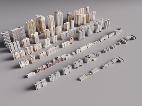 Modern High-rise Building Multi-storey Residential District Building Bird's-eye View of High-rise Building Urban Architecture