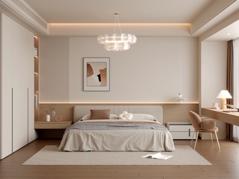 Modern Cream Style Bedroom