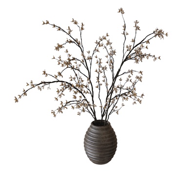 Modern vase floral flower arrangement