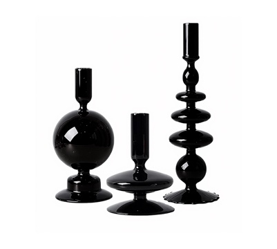 Modern black soft decoration ornaments