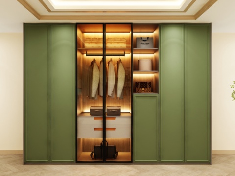 Wardrobe Coat Cabinet Wardrobe Effect Diagram Wardrobe Design Wardrobe Furniture