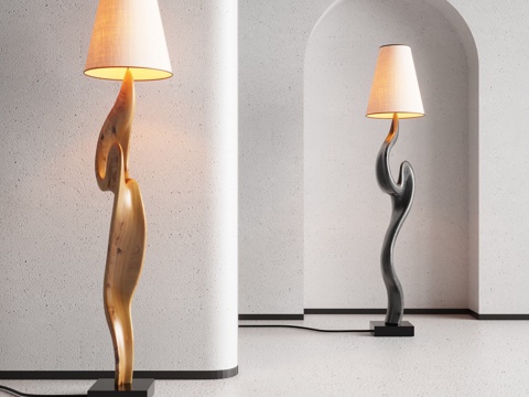 Quiet floor lamp