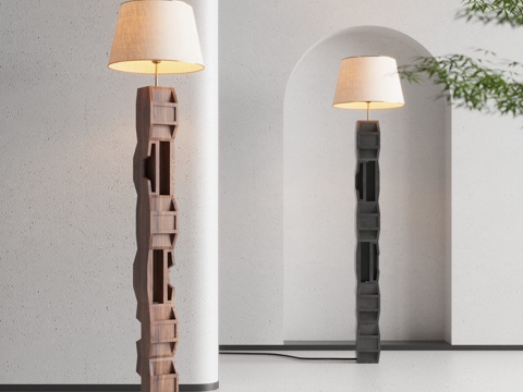 Quiet floor lamp