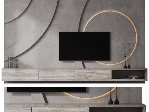 Modern Italian TV Wall