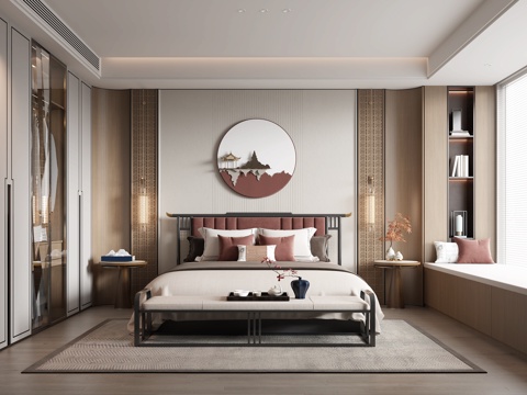 New Chinese bedroom