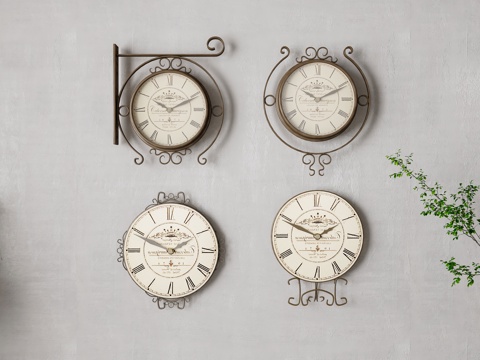 American wall clock combination