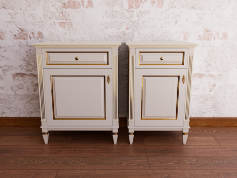 European Style Jane European Bedside Cabinet Locker