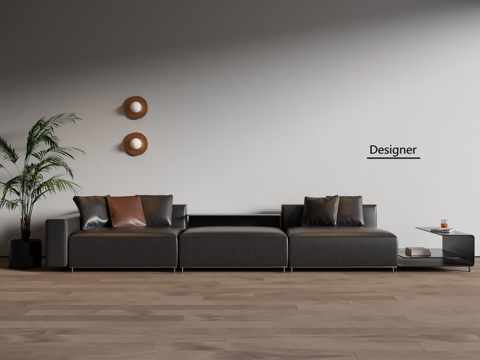 Modern Italian Couch Leather Sofa