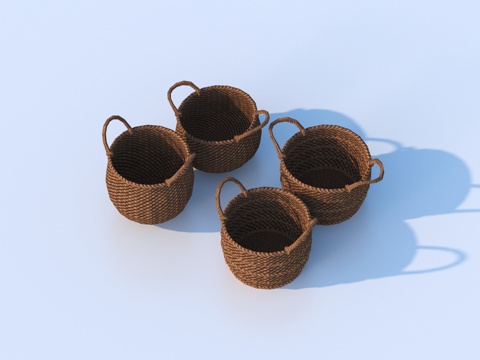 Vegetable Basket Storage Basket Rattan Basket