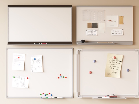 Office supplies whiteboard display board blackboard mobile drawing board