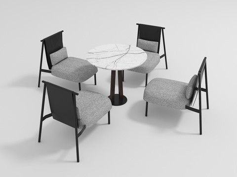 Modern leisure negotiation table and chair combination