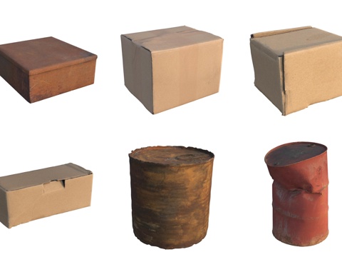 Storage drawer carton box iron drum