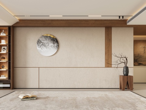 Zen new Chinese sofa Wall