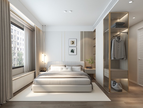 Modern Bedroom Tatami Study