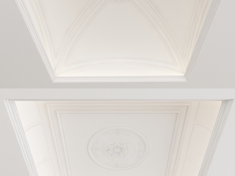 European-style ceiling