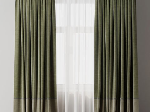 New Chinese Fabric Curtain