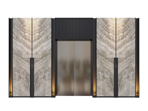 Neo-Chinese Style Affordable Luxury Style Elevator