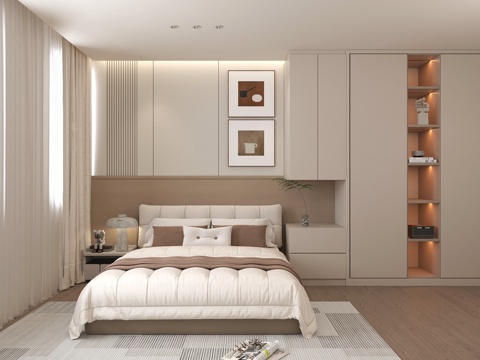 Cream Style bedroom home improvement