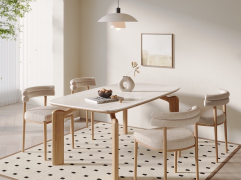 Cream Style Dining Table and Chair French Dining Table and Chair Ancient Style Dining Table and Chair Dining Table and Chair Elephant Leg Meal