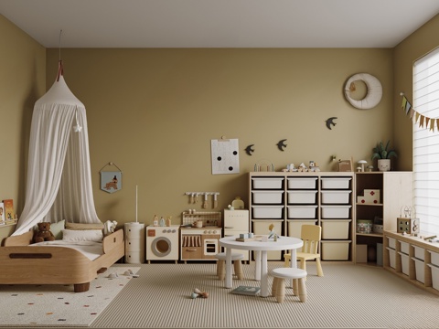 Montessori kids Bedroom