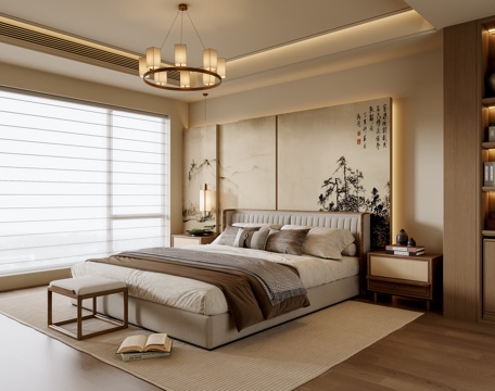 New Chinese bedroom