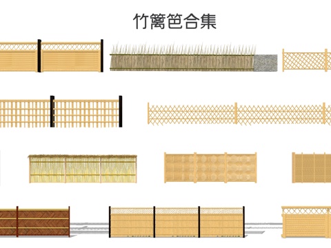 Modern Bamboo Fence Railing Bamboo Fence