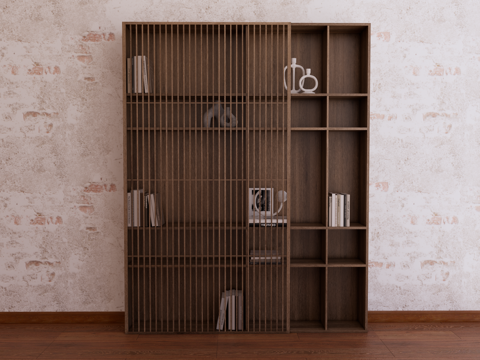 Side Cabinet Storage Cabinet Decorative Cabinet Open Cabinet Bookcase