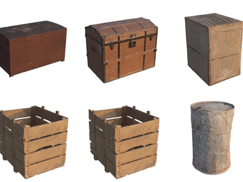 storage wooden box wooden cabinet iron can