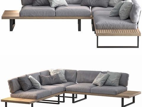 Patio outdoor sofa